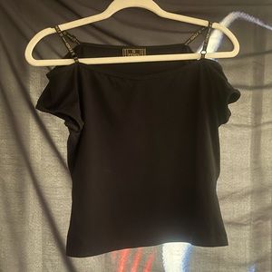 FENDI ADJUSTABLE STRAP BLOUSE